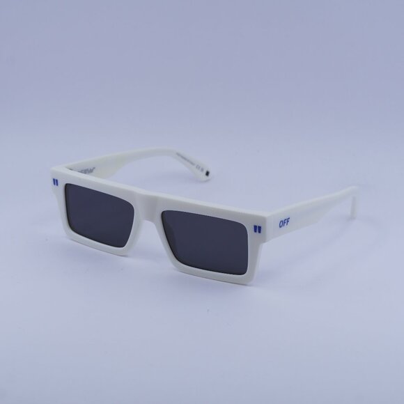 Off-White OERI13Z CHANDLER 0107 Sunglasses White Square Frame, Dark Grey Lenses - Picture 1 of 10